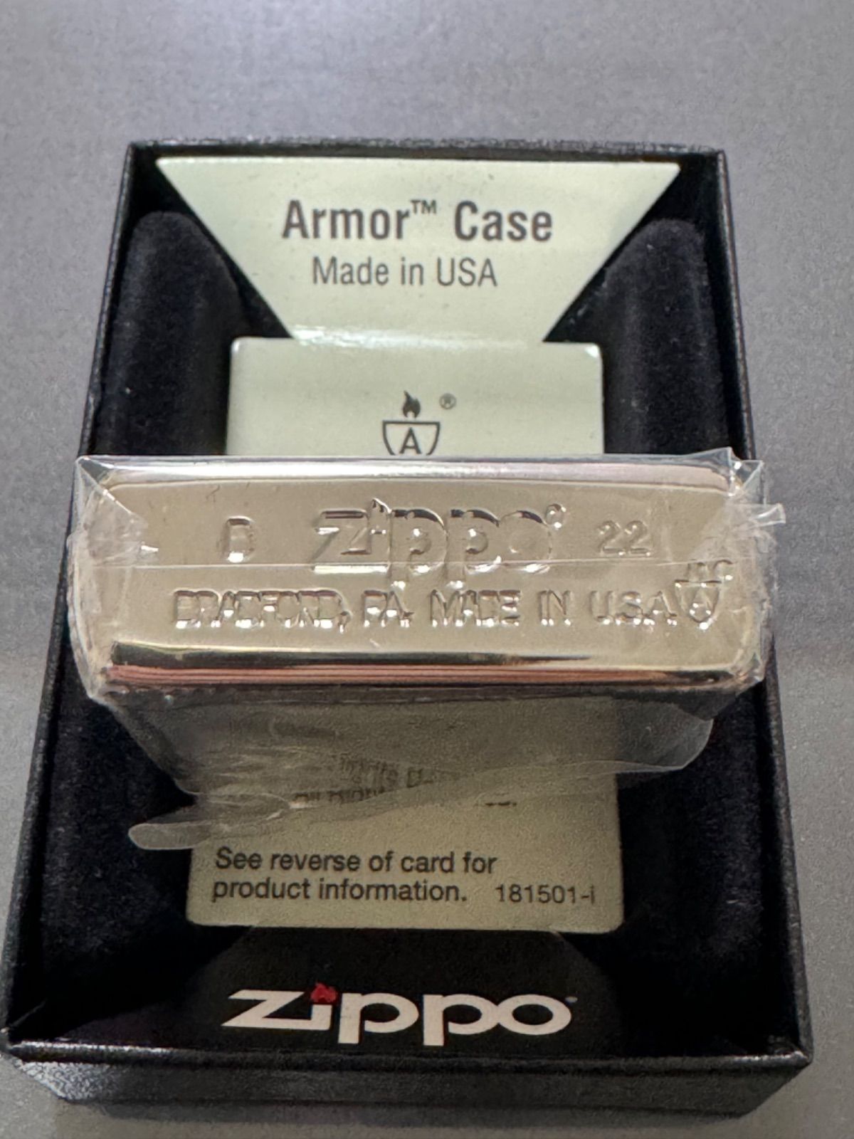 zippo シルバー アーマー 4面彫刻 Armor Case 特殊加工品 2022年製