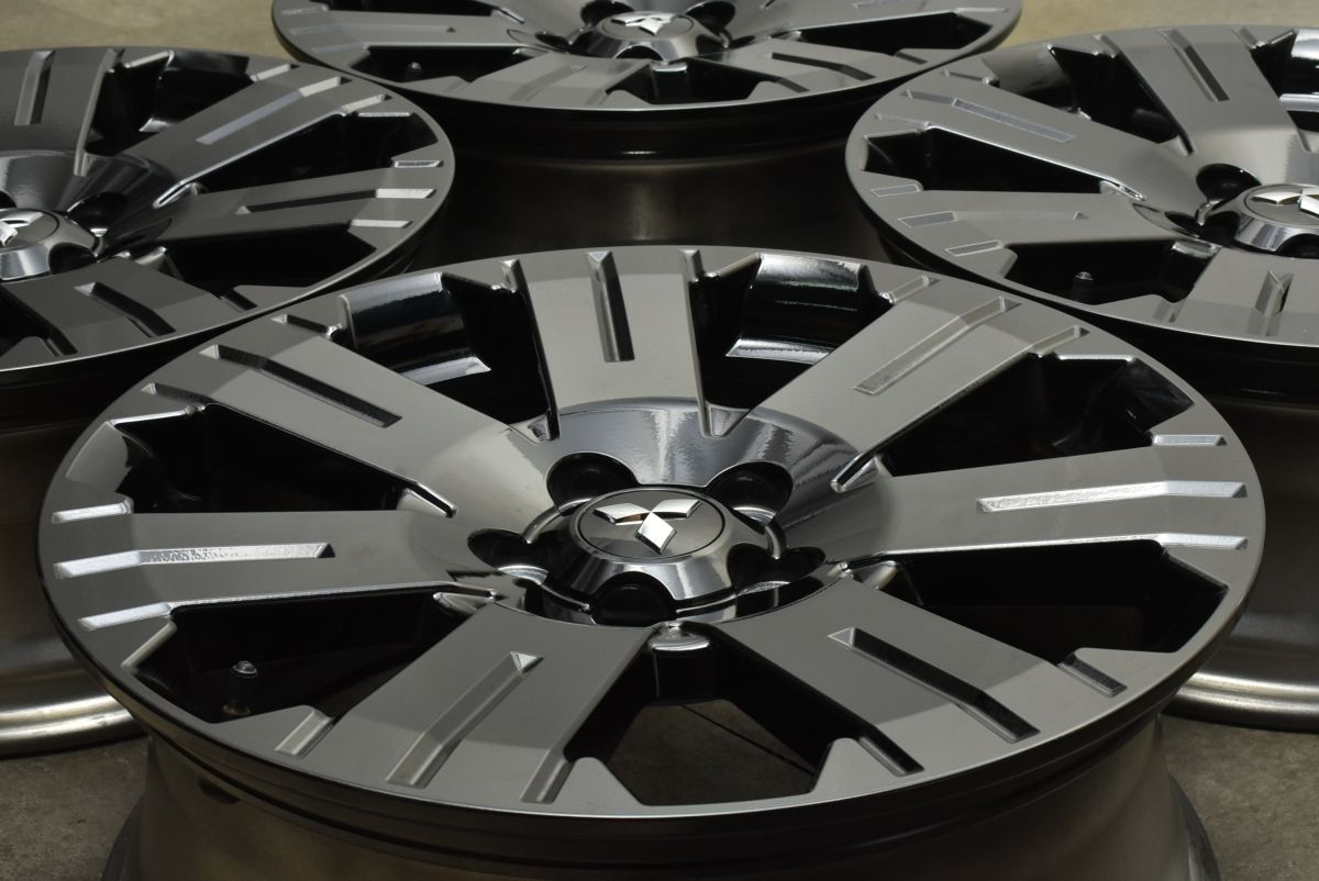 新車外し品 ミツビシ デリカD 5 シャモニー 純正 18in 7J 38 PCD114.3 4本セット アウトランダー エクリプスクロス 流用