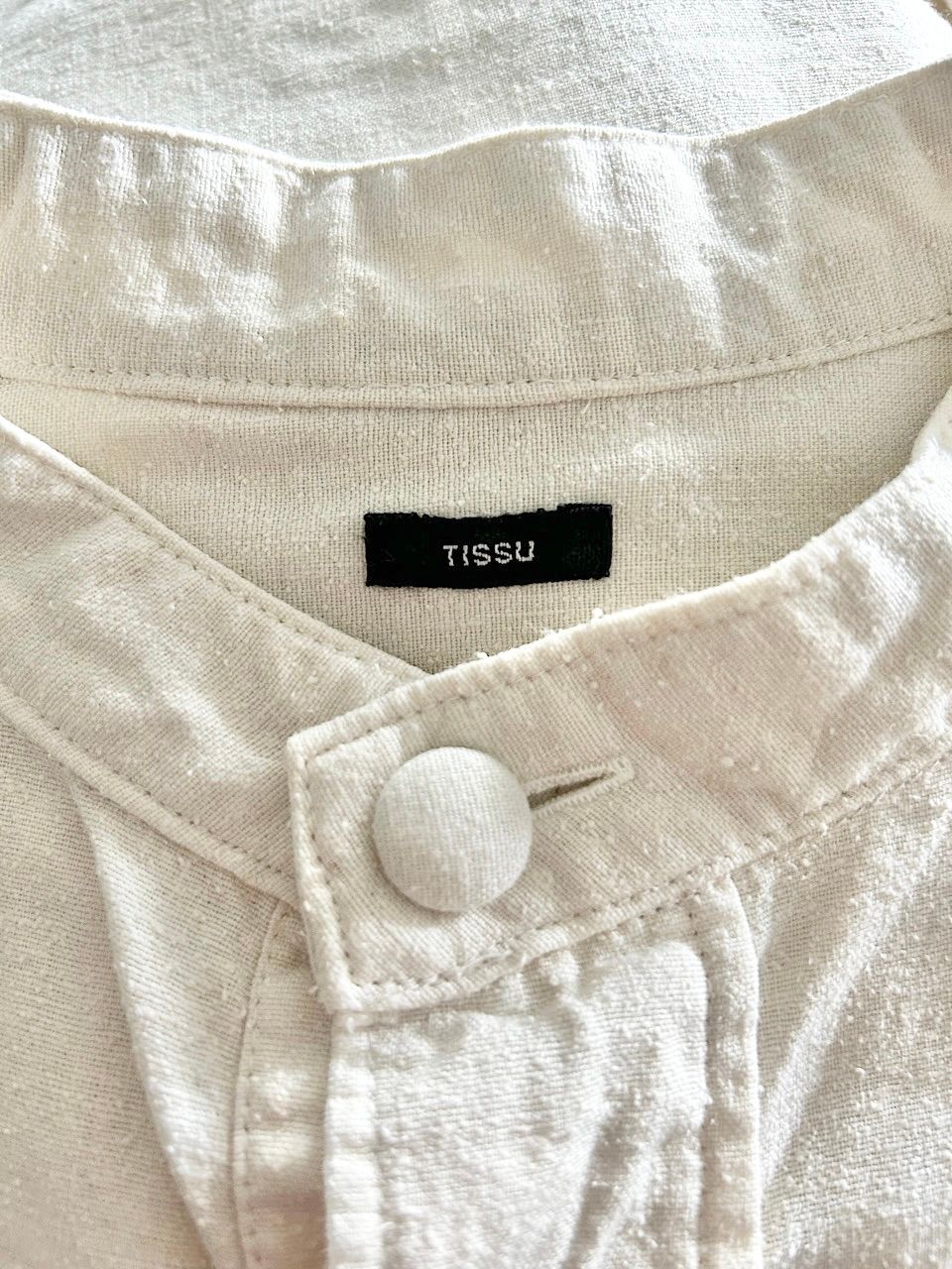 新品universaltissuリネンパンツキナリ hina】UNIVERSAL TISSU リネン