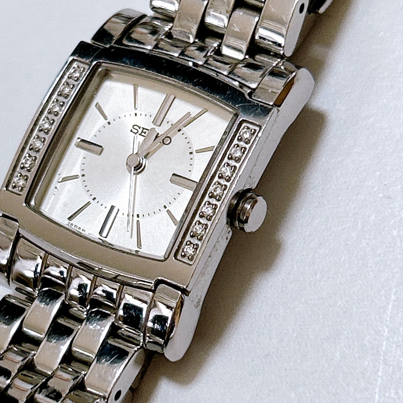 セイコー エクセリーヌSEIKO EXCELINE 腕時計 14Pダイヤモンド