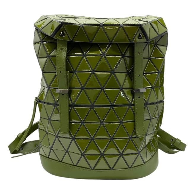 ISSEYMIYAKE イッセイミヤケ BAOBAO リュックサック バッグパック リュック デイパック レザー ナイロン ポリウレタン カーキ