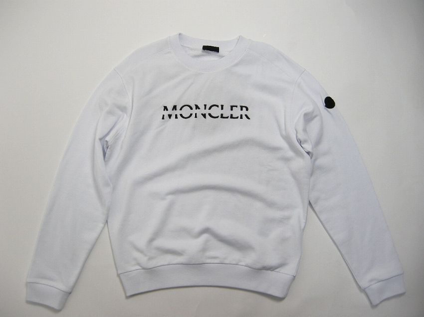 モンクレール　MONCLER ブラックロゴ　スウェットシャツ