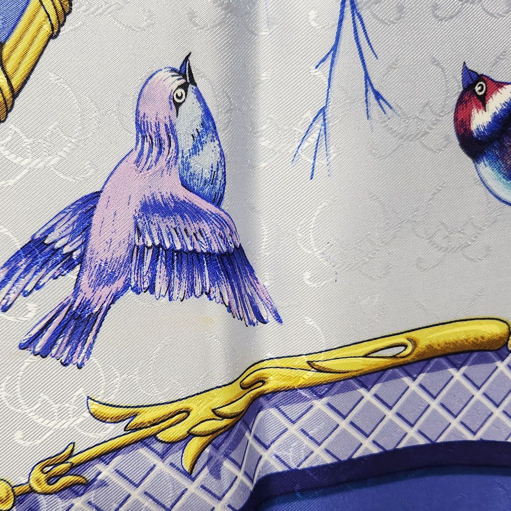 エルメス HERMES スカーフ カレ90 LA CLE des CHAMPS ｢自由の