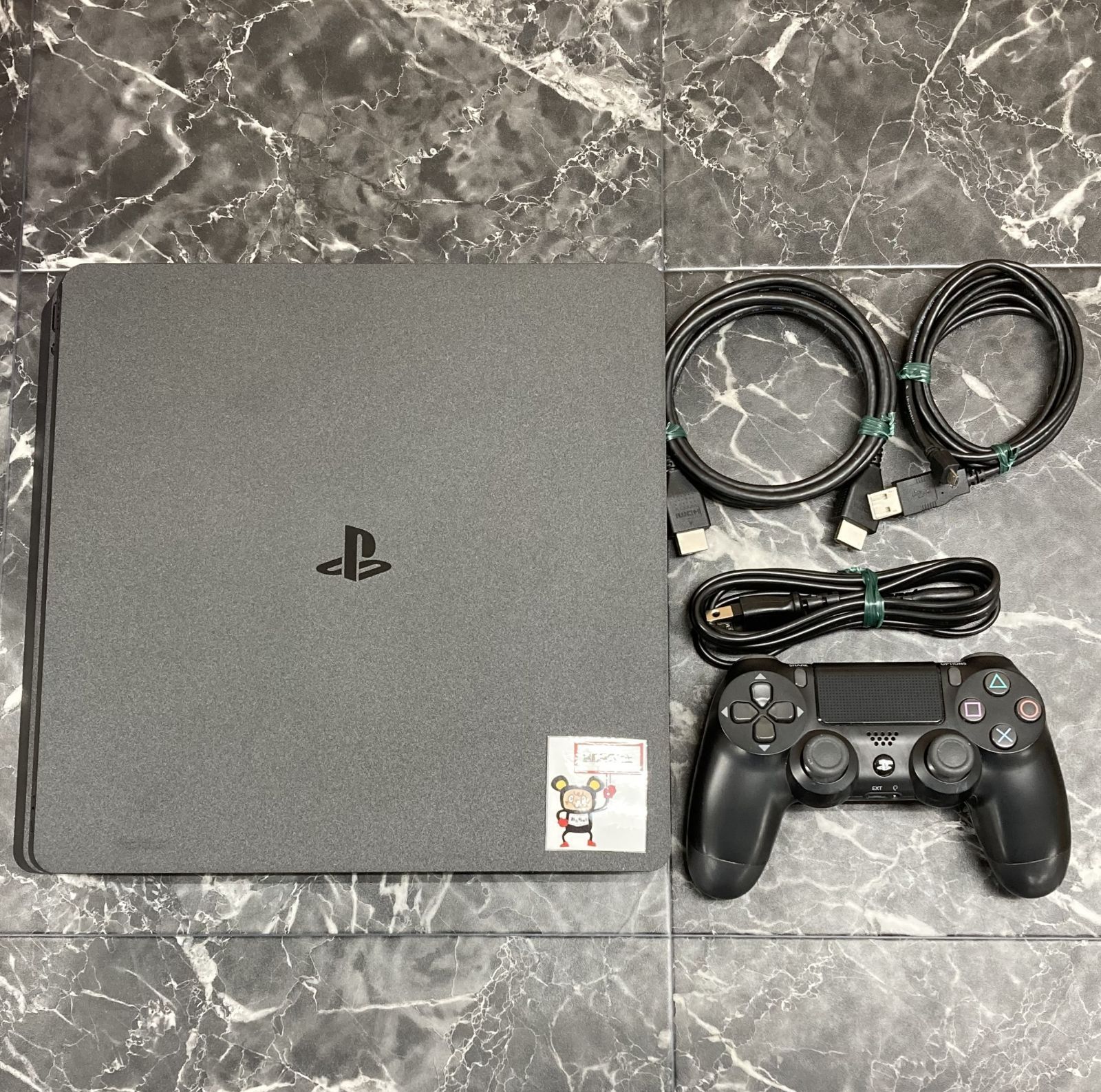 25. プレイステーション4本体 ジェットブラック 500GBスリム CUH-2200A 箱無し モノラルヘッドセット無し