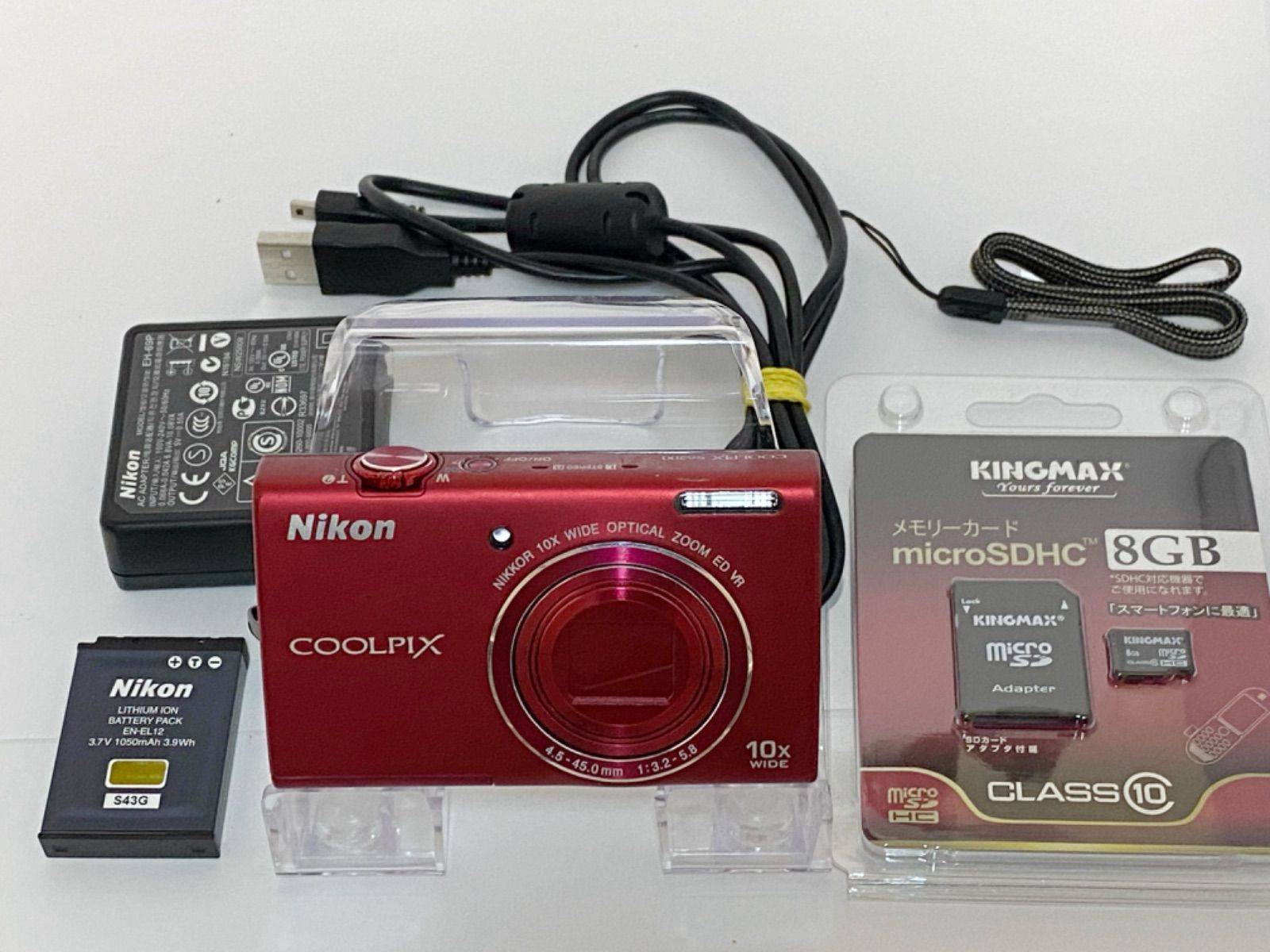 Nikon COOLPIX S6200 ブリリアンレッド 撮影時開封のみ Nikon COOLPIX