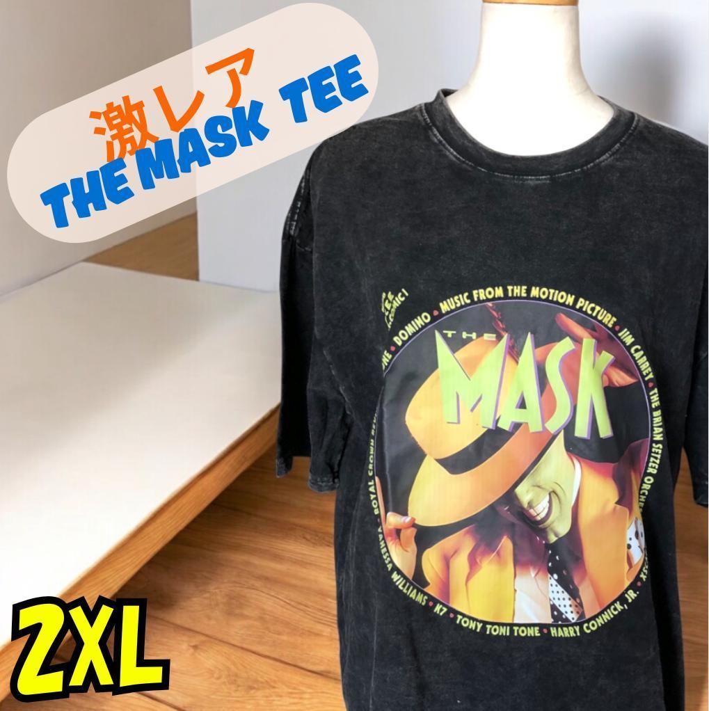 希少デザイン】THE MASK 映画Tシャツ ヴィンテージ調2XLジムキャリー