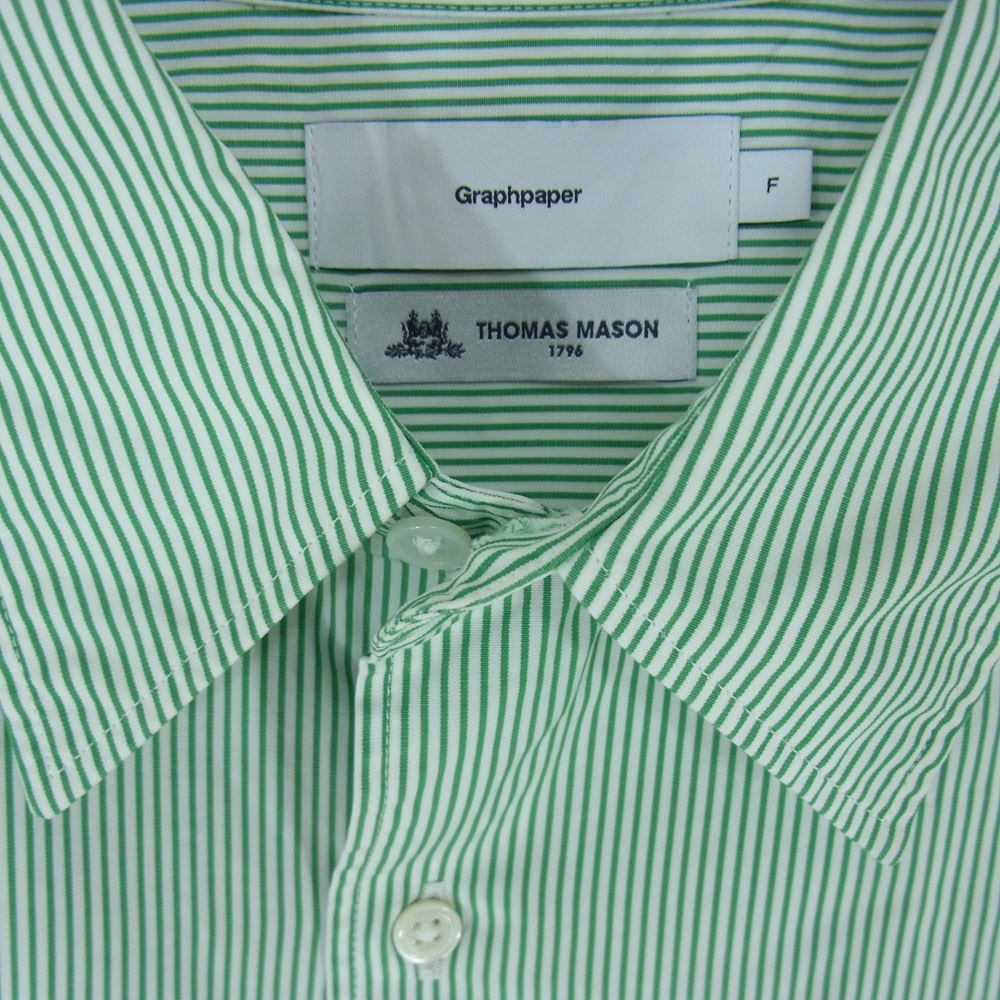 GRAPHPAPER グラフペーパー 長袖シャツ 22AW GM224-50021 Thomas Mason