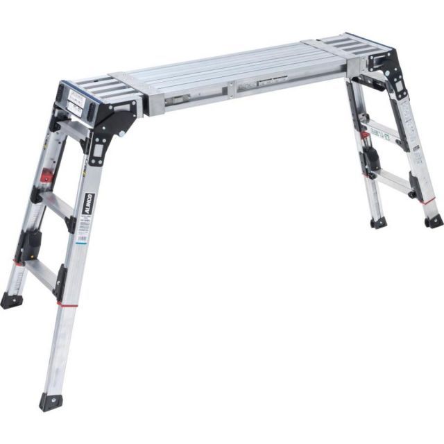 アルインコ ALINCO 伸縮天板 伸縮脚付足場台 上部操作式 VSX1409RX 足裏感知板 折りたたみ式