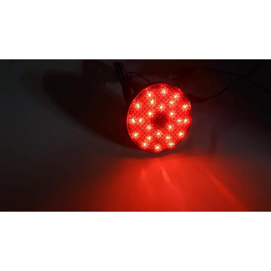 スモークレンズ　日産 48連 LED リフレクター リアバンパー ライト ランプ　デイズ　B21W　DAYS LY001