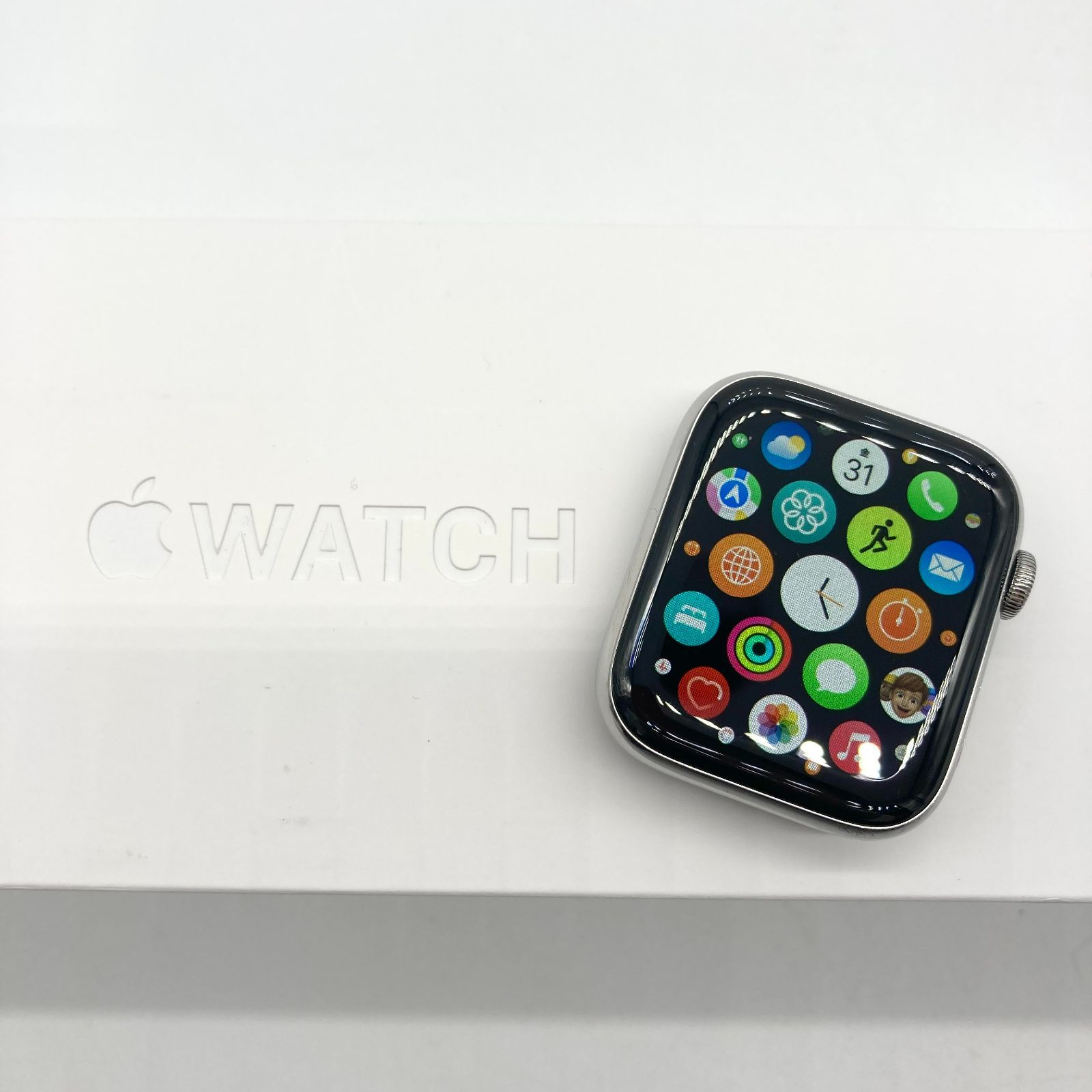 ▽Apple Watch Series 4 GPS+Cellularモデル 44mm ステンレススチール 