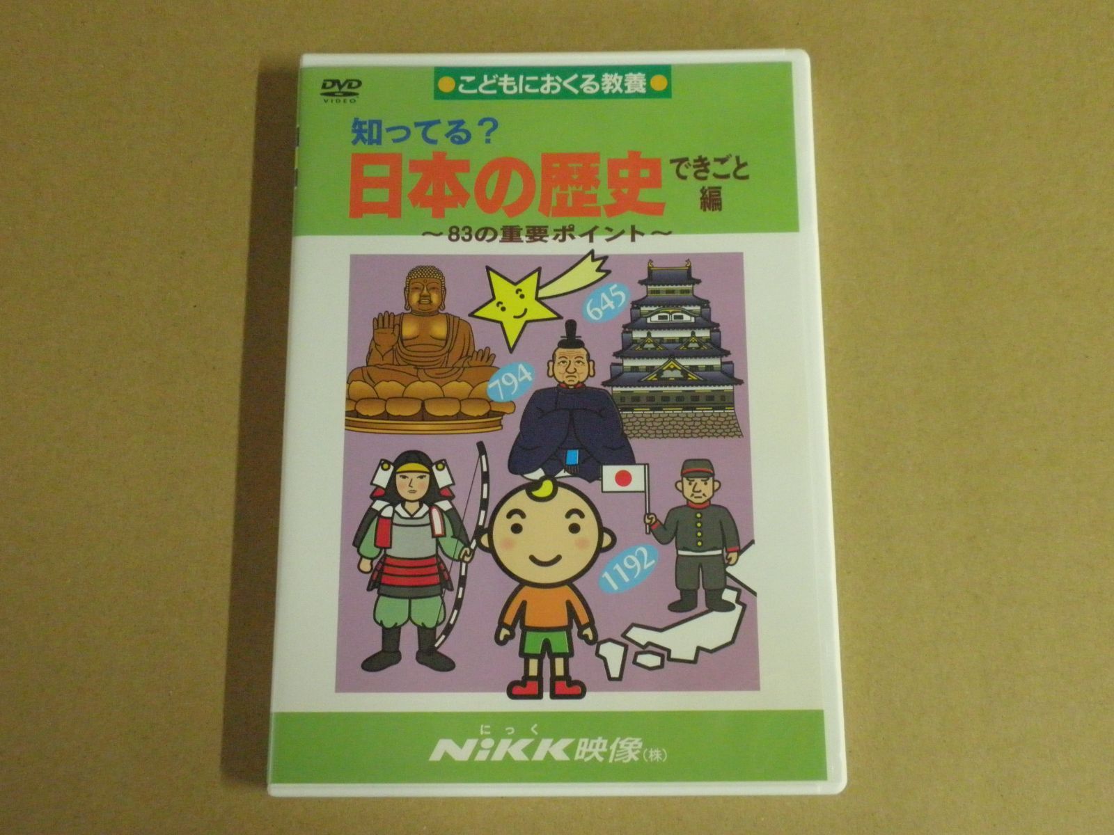 DVD】NiKK映像 知ってる？日本の歴史 できごと編 ～83の重要