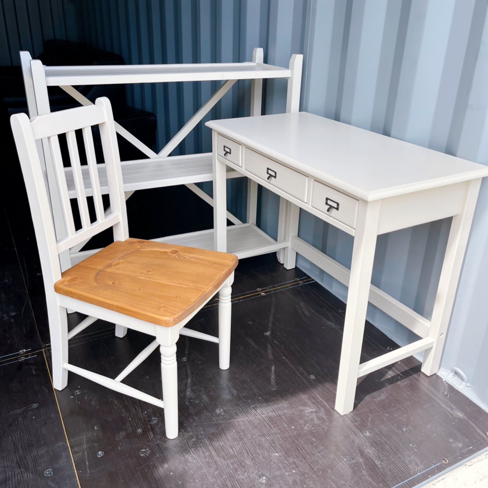 取付無料！関家具 マム おしゃれアンティークカントリーテーブル