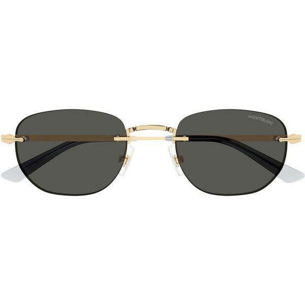 モンブラン MONTBLANC サングラス アイウェア アジアンフィット UVカット MB0258SA-002 ウェリントン型 メンズ レディース ユニセックス ブラウン 国内正規品 MONTBLANC モンブラン サングラス MB0260S メンズ ウェリントン型