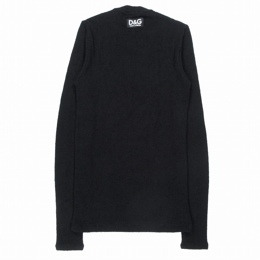 DOLCE&GABBANA ドルチェ&ガッバーナ  七分袖ニット 未使用品 サイズ:38  ブラック カシミヤ×シルク レディース  トップス 定価153,300円 楽天市場】ニット（ブランドドルチェ&ガッバーナ）（レディース