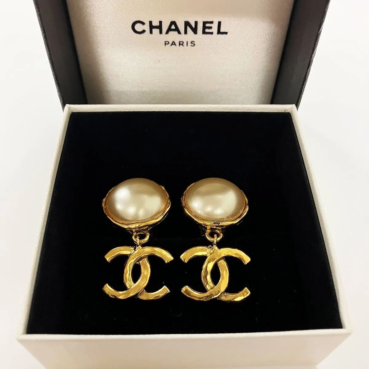 CHANEL シャネル パール 95P イヤリング