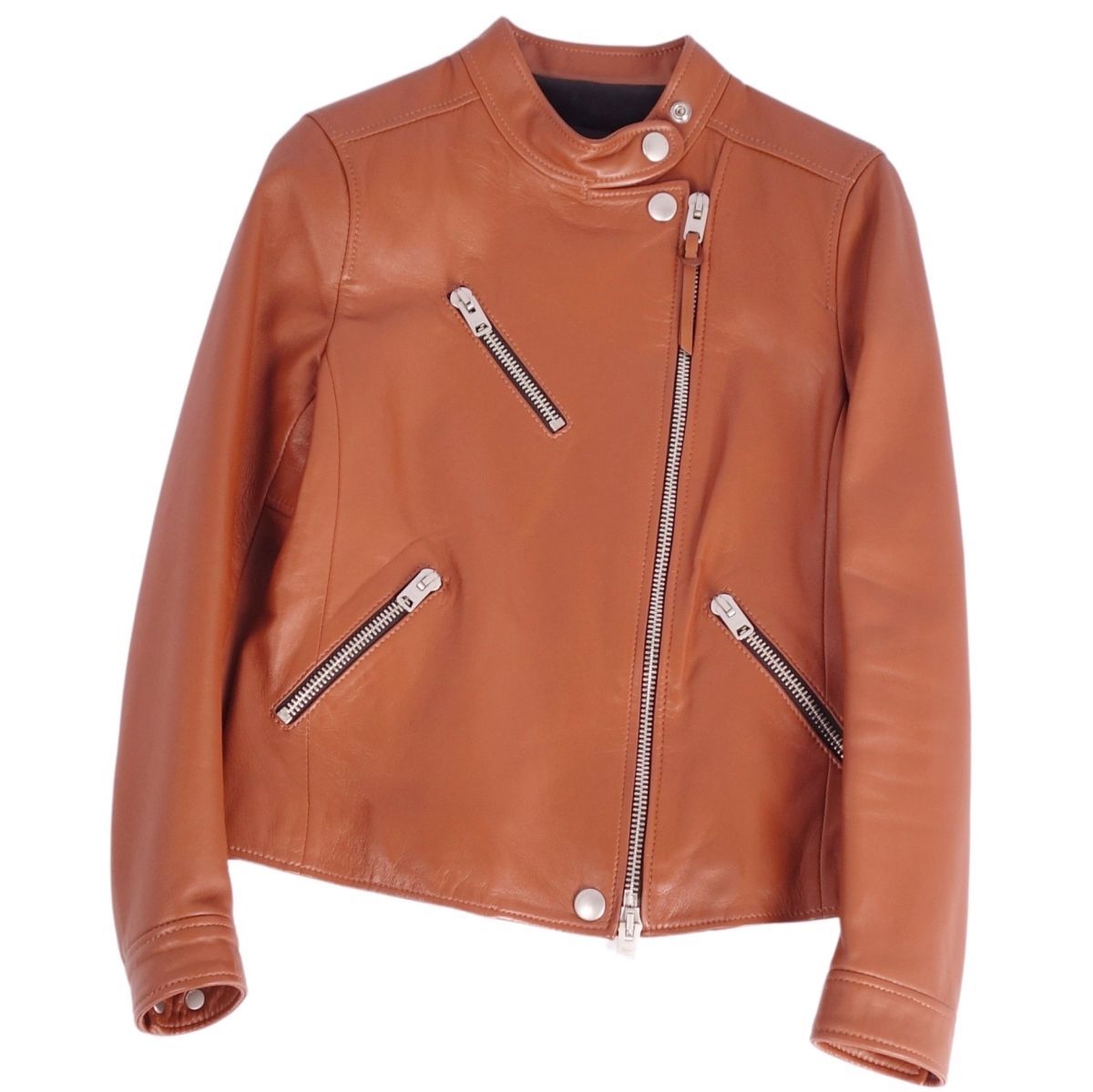 美品】コーチ 牛革 レザージャケット スタジャン ブルゾン