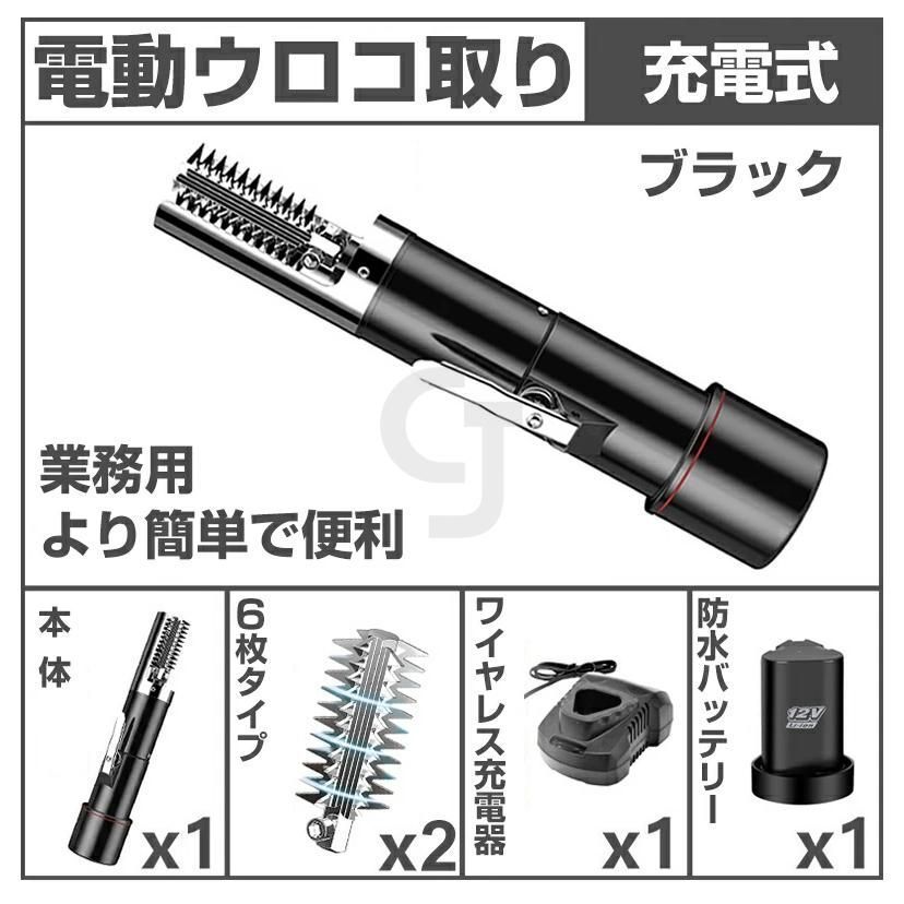 ウロコ取り 充電式 電動 鱗 家庭 魚加工 工場 魚 うろこ取り うろこ取り ウロコとり 鱗取り 料理 調理 器具 生活雑貨 日用品 便利 簡単 う