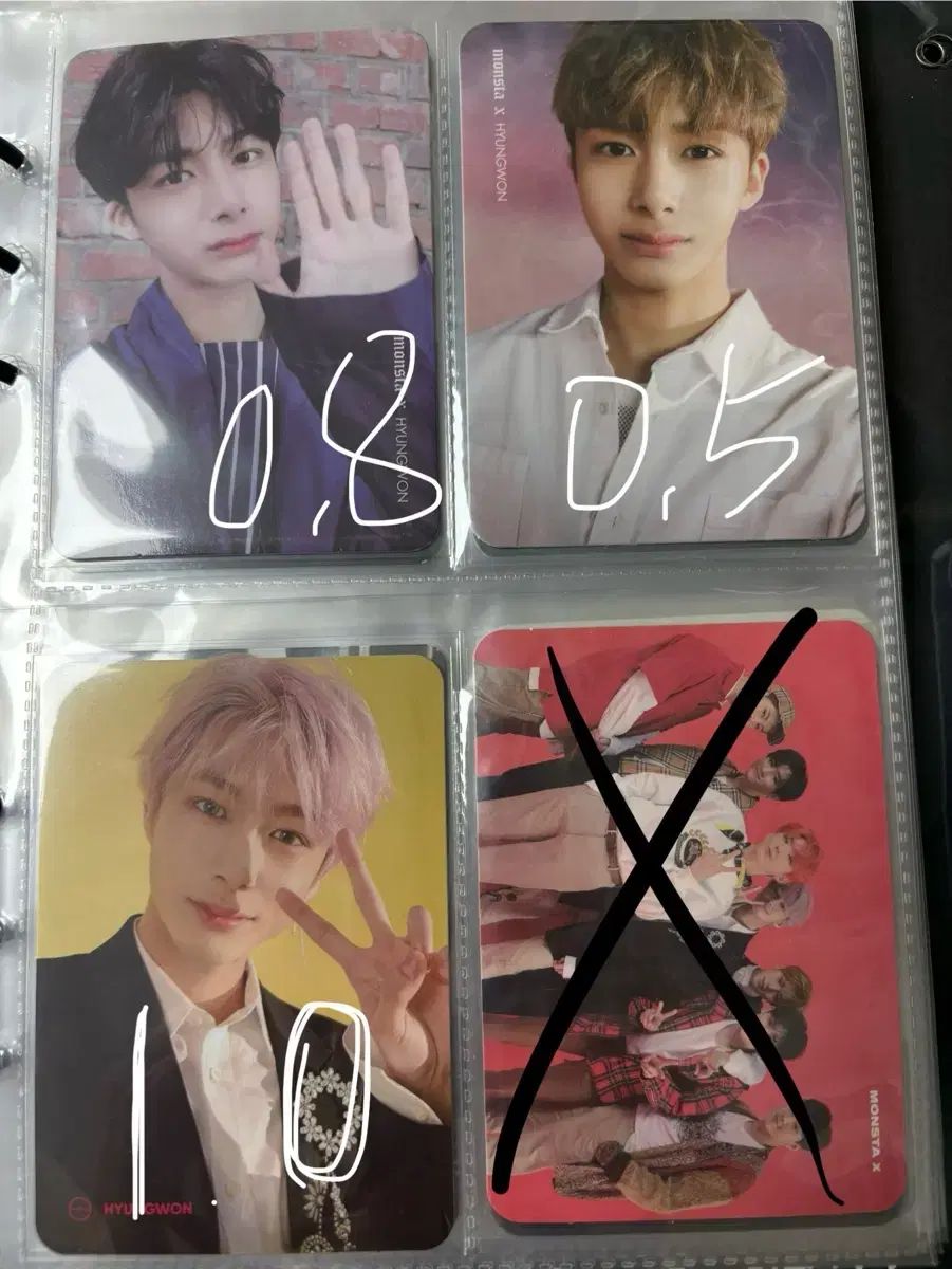 monsta x アンコン トレカ ヒョンウォン ヒョンウォン トレカ アンコン