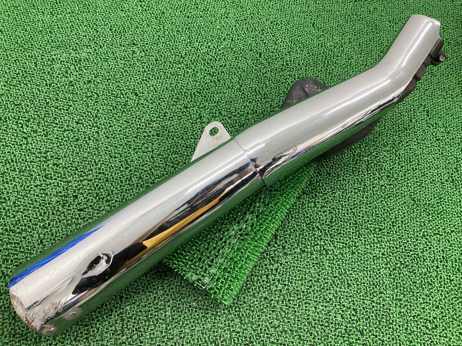 ゼファーカイ サイレンサーマフラー K423 カワサキ 純正 バイク 部品 ZR400G カスタム素材に 品薄 品 車検 Genuine Ri