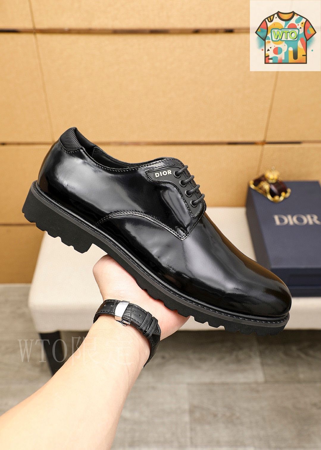 Dior ビジネス レザーシューズ04-1 - メルカリ