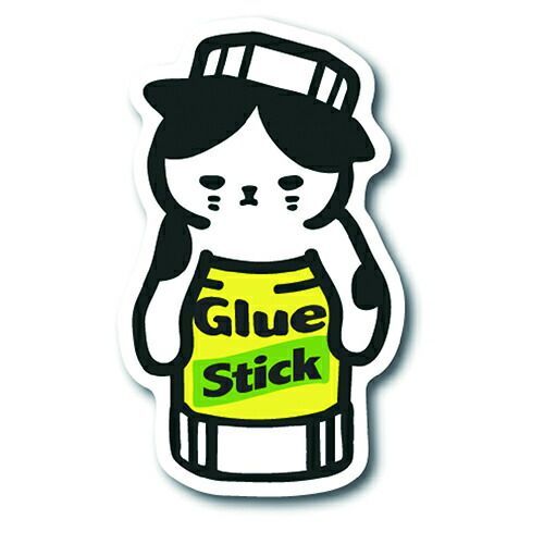 まとめ 紀寺商事 ポストカード Stationery and Cat Washi Postcard Glue Stick PICCOLO-505_3000000198421 ×50セット