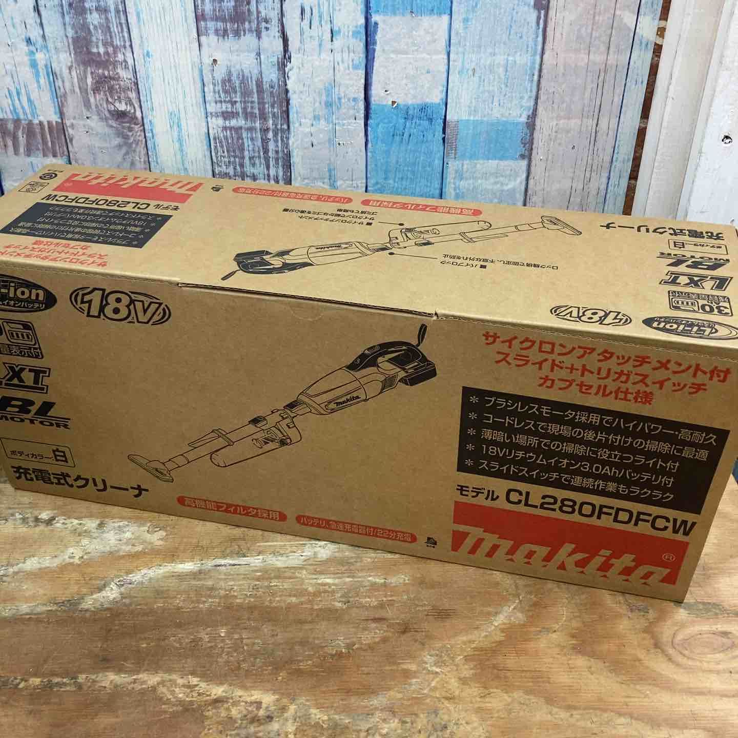 マキタ makita コードレスクリーナ CL280FDFCW バッテリー充電器付き 柏店