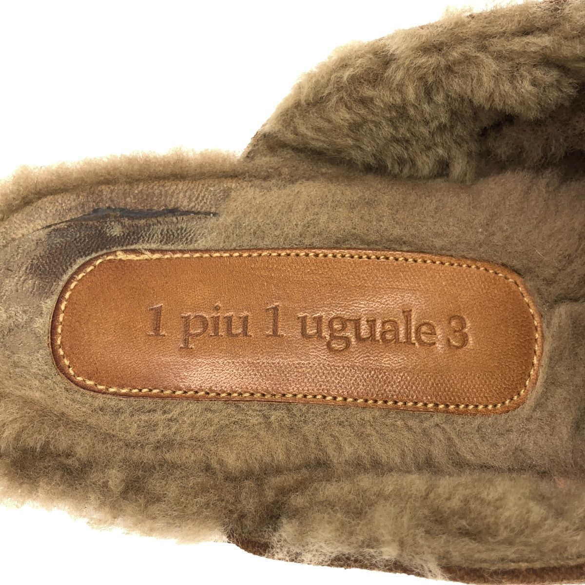 1piu1uguale3ウノピゥウ/ウィングチップ サンダル 43 1piu1uguale3 ウノピゥウノウグァーレトレ 20AW WINGTIP SANDAL