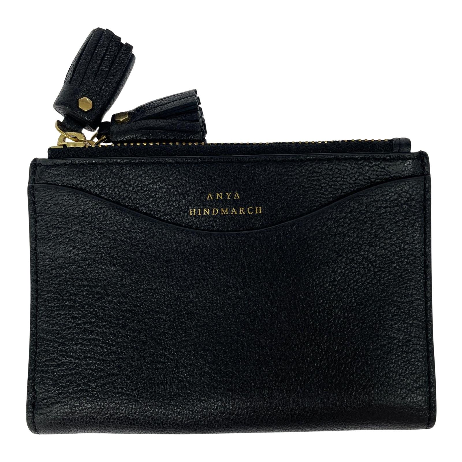 ANYA HINDMARCH アニヤ ハインドマーチ タッセル二つ折り財布