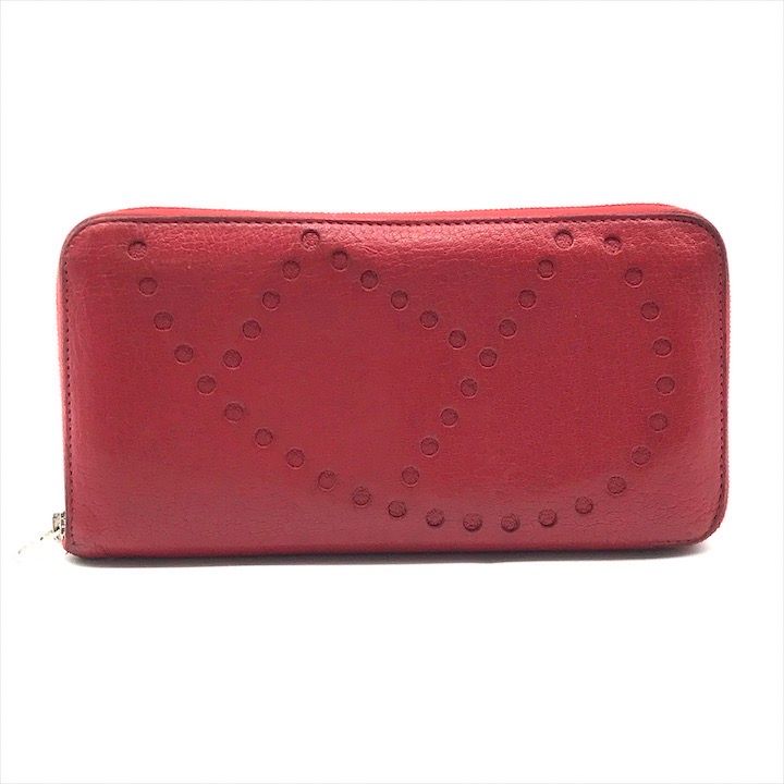 良品 HERMES エルメス エヴリン ジップロング ウォレット 長財布