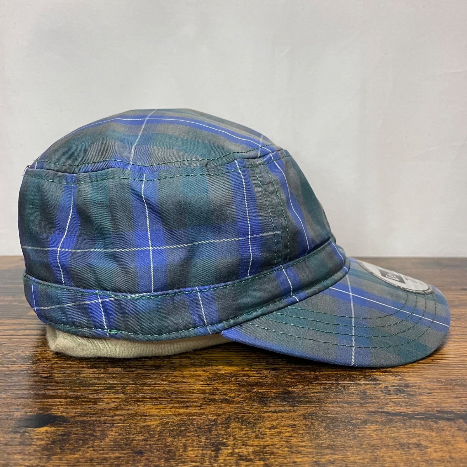 D-17ニューエラ キャンバスチェック柄 Work Cap740 - メルカリ