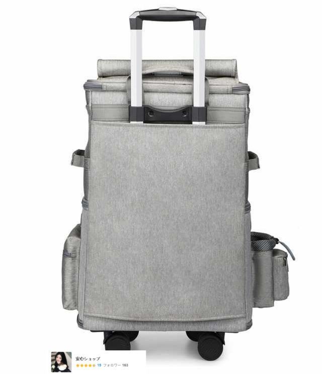 キャリーバッグ 犬 ペット 2層 2匹 メッシュ キャスター付き リュックキャリーバッグ キャリーケース 犬 猫 小型犬 中型犬