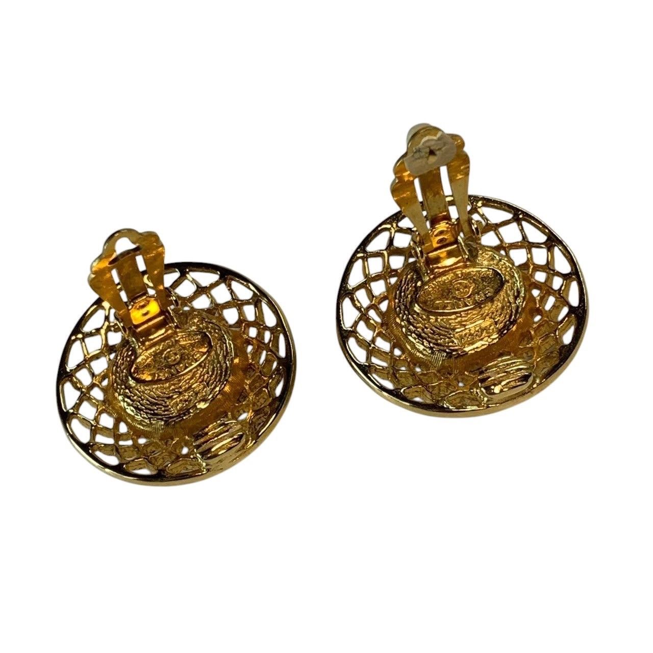 CHANEL シャネル イヤリング アクセサリー ゴールド パール メタル 