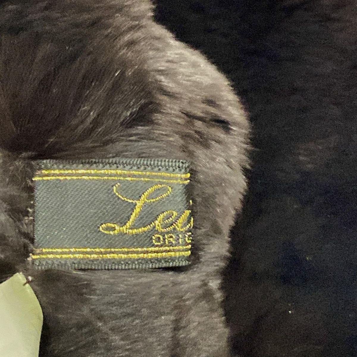 ヒョウ柄 ラビットファーマフラー Roen ラビットファーマフラー