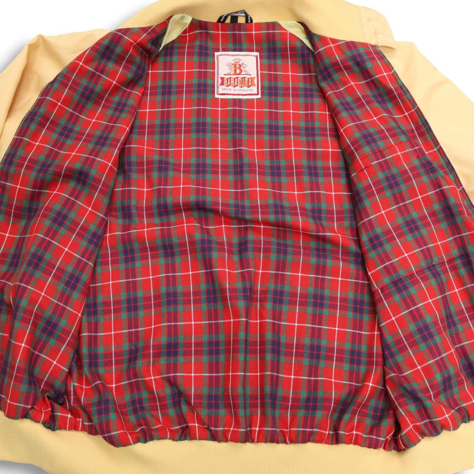 英国製☆ BARACUTA バラクータ G9☆ 秋冬 裏地チェック スイングトップ 