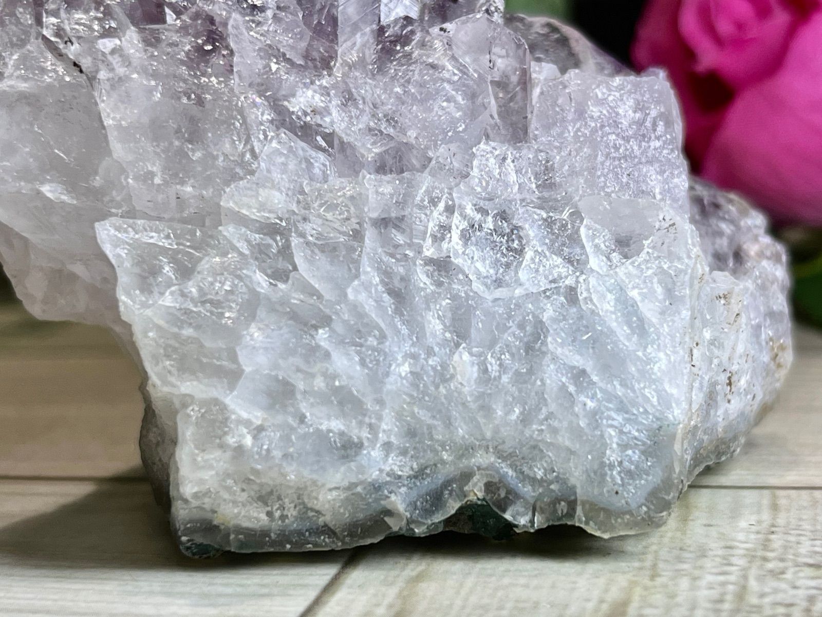 虹入り✨フラワー　アメジスト　ラフストーン　原石　クラスター 虹入り✨フラワー アメジスト ラフストーン 原石 クラスター その他