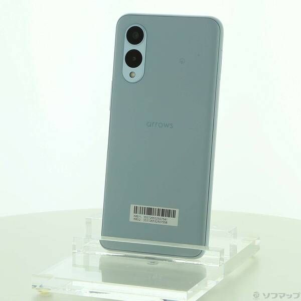 中古品〕 arrows We2 64GB ライトブルー FCG02 au SIMフリー【305