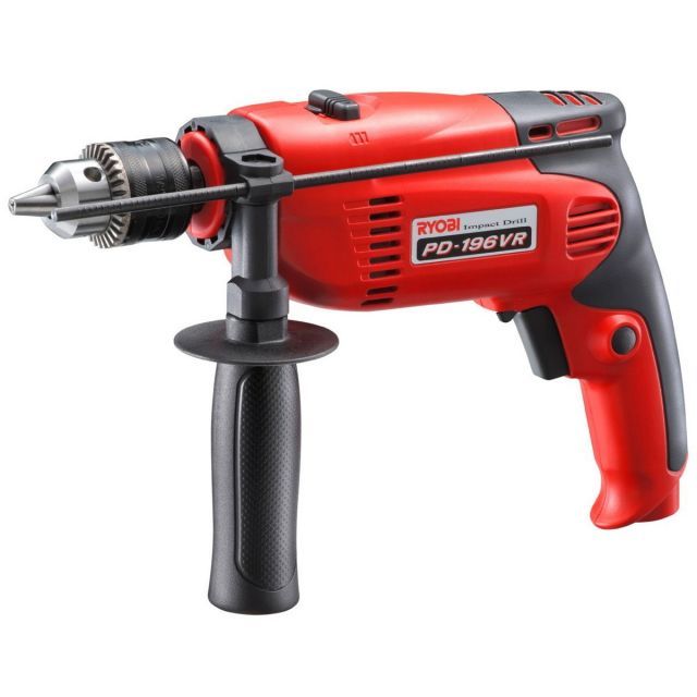 京セラ Kyocera 旧リョービ 振動ドリル PD-196VR 645950A 穴開け能力 コンクリート 19mm 鉄工 13mm 木工 25mm
