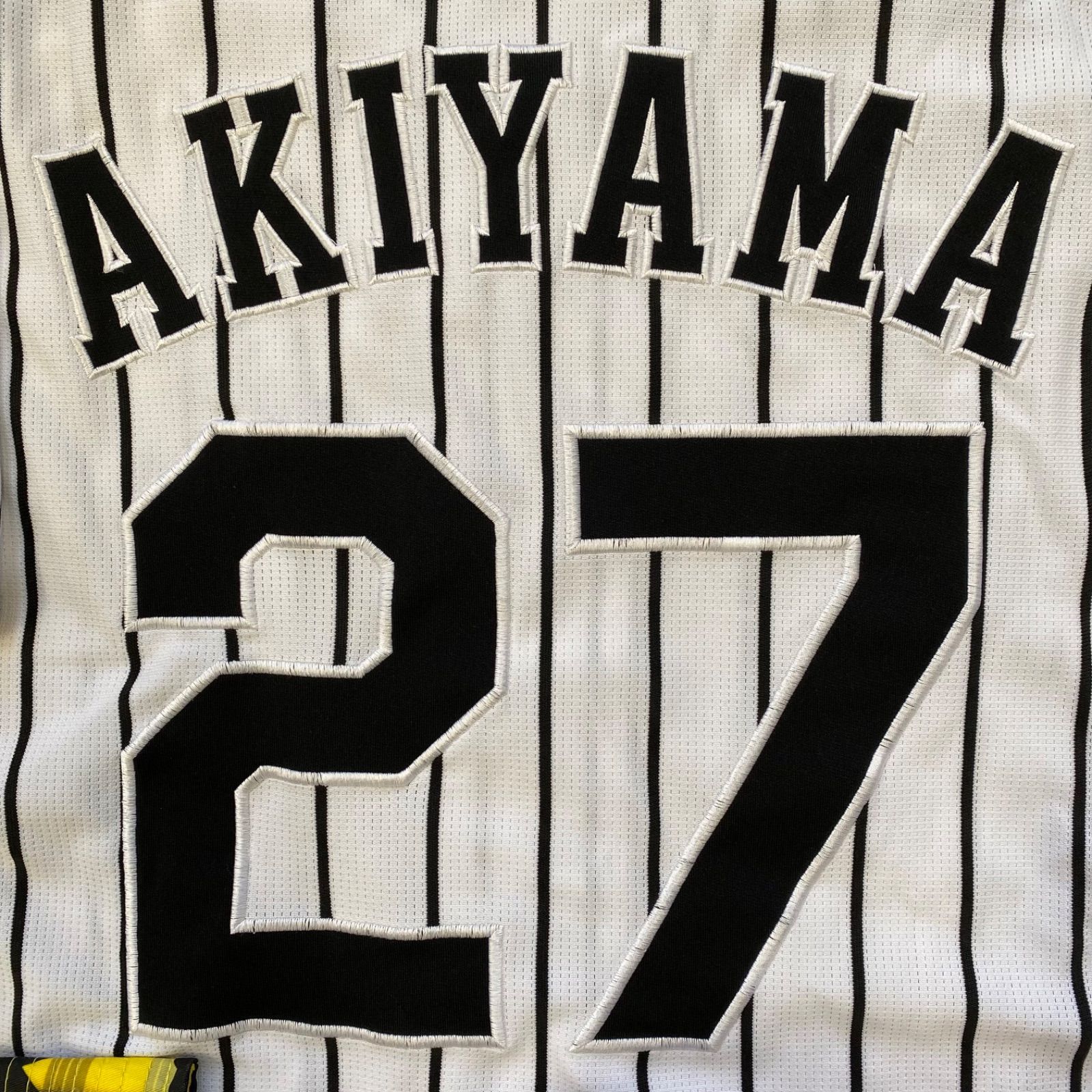実使用　阪神タイガース　秋山　ビジターユニフォーム 実使用 阪神タイガース 秋山 ビジターユニフォーム