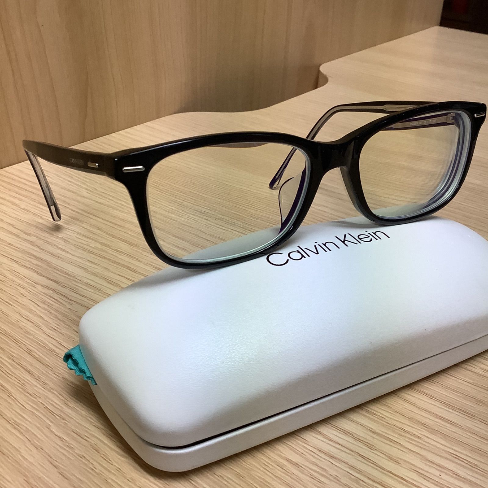 カルバンクラインメガネセット　CK20551A　001　ブラック　レンズつき完成品　度付き　度なし　ダテメガネ　ＵＶカット　CALVIN KLEIN カルバンクライン CK20551A 001 ブラック - メルカリ