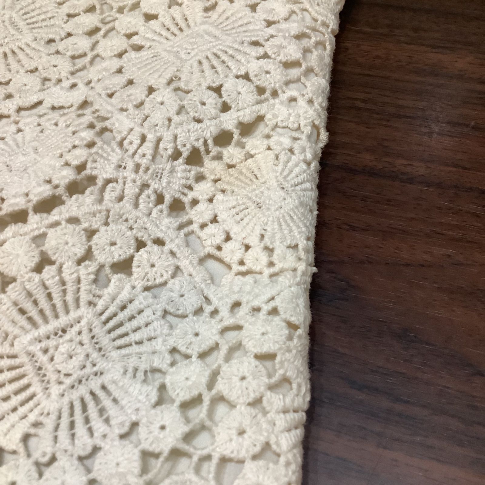 タグ付き TORY BURCH トリーバーチ フラワー コットンレース