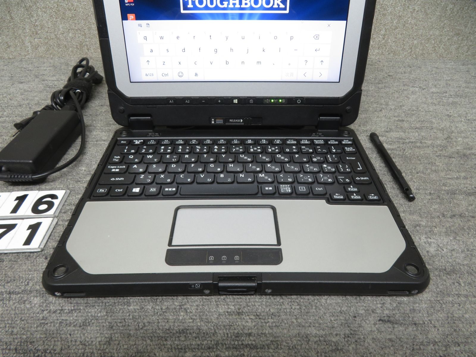 【業務用・sim・タッチペン付】◆Panasonic TOUGHBOOK CF-20/ 10.1型◆Core i5-7Y57/高速128GB SSD(高性能サムスン製・世界で大人気)/メモリ4GB◆Windows 10 Pro/サービス microsoft Office 2021付◆到着後すぐに使える 業務用・sim・タッチペン付】Panasonic TOUGHBOOK CF-20/ 10.1型