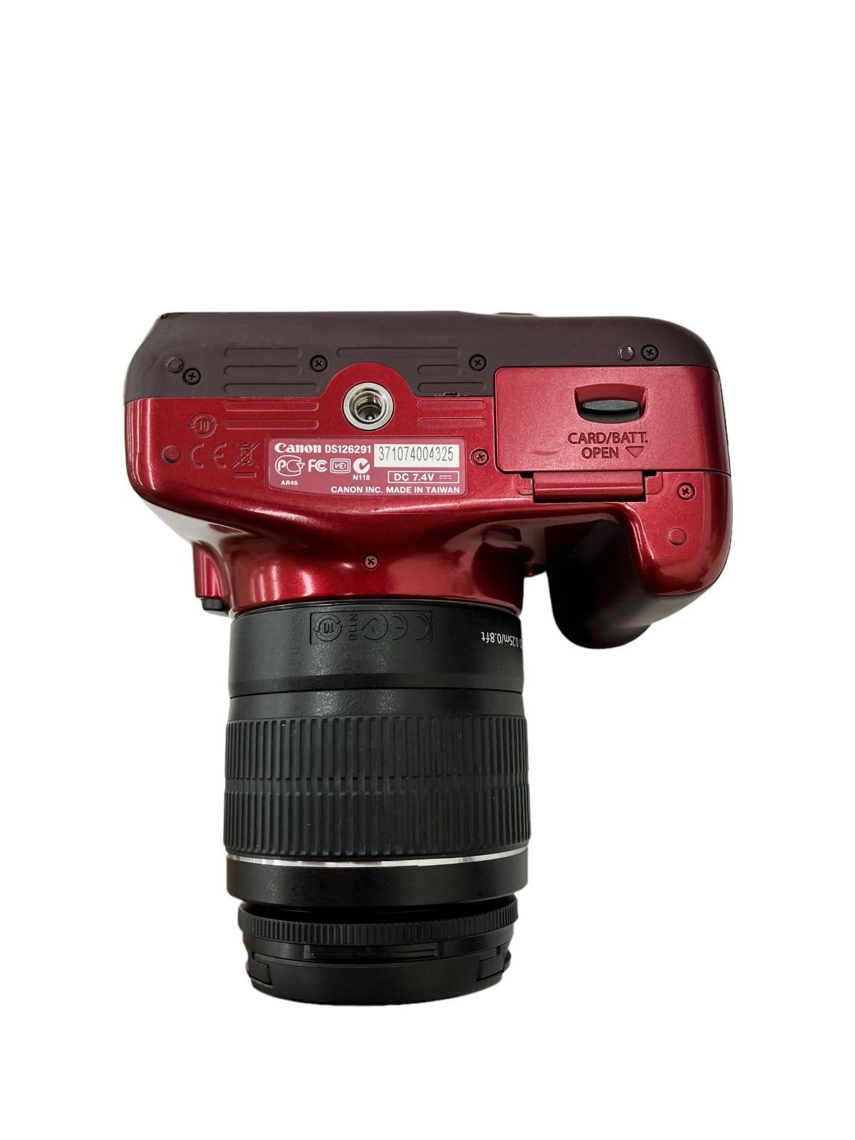 186000 現状品 canon キャノン デジタルカメラ EOS Kiss X50 レッド 