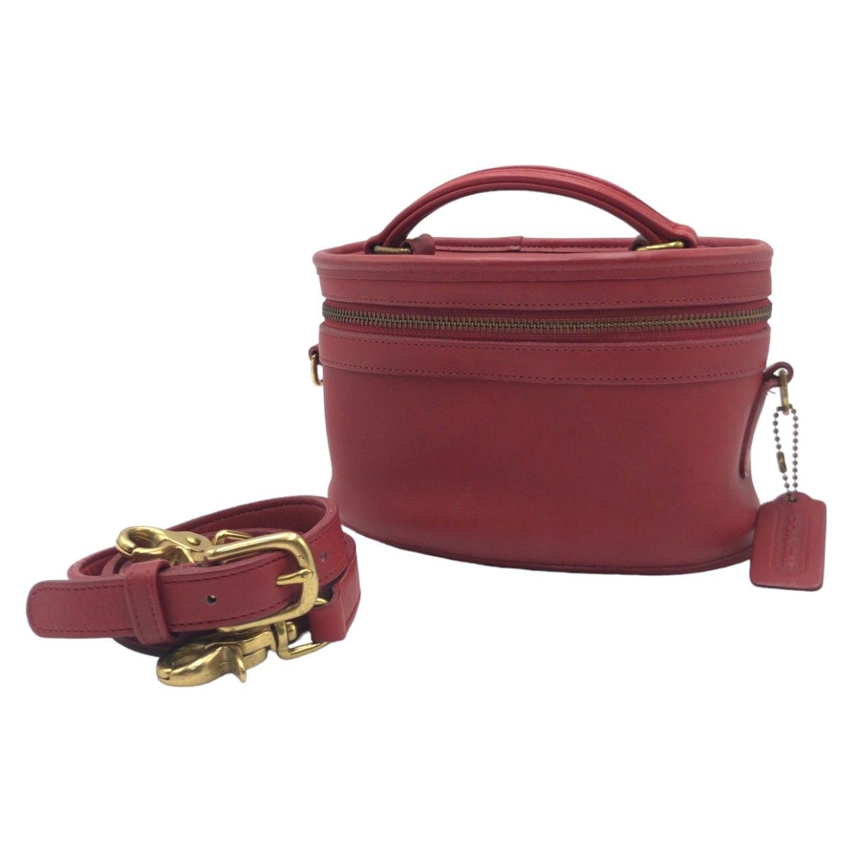 オールドコーチ 2wayショルダーバッグ 赤 レッド ヴィンテージ