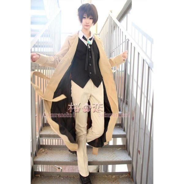 文豪ストレイドッグス だざい おさむ コスプレ衣装 L 文豪ストレイドッグス コスプレ衣装 太宰治 風 だざいおさむ