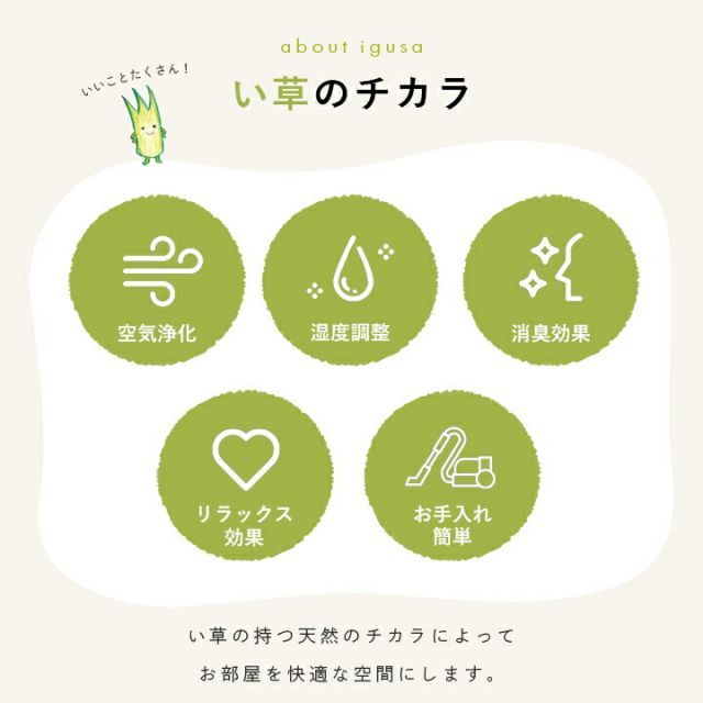 置き畳国産い草簡単和室ベビーキッズプレイマットフロアマット約82×82cm単品