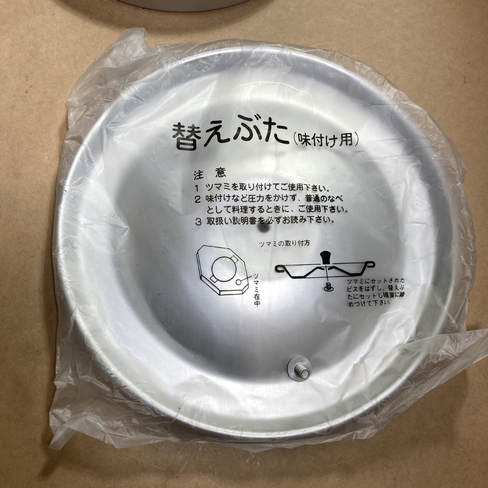 ☆ RIKEN 理研 圧力鍋 クリック機構付き RS2-47 4.7L 箱入り レトロ 