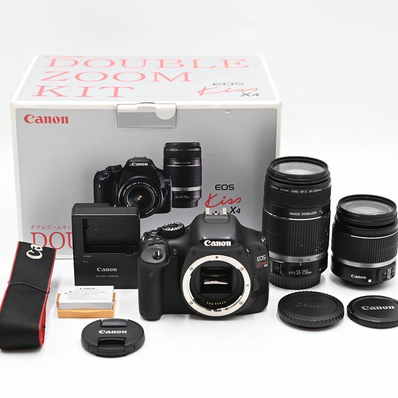 Canon キヤノン デジタル一眼レフカメラ EOS Kiss X4 ダブル