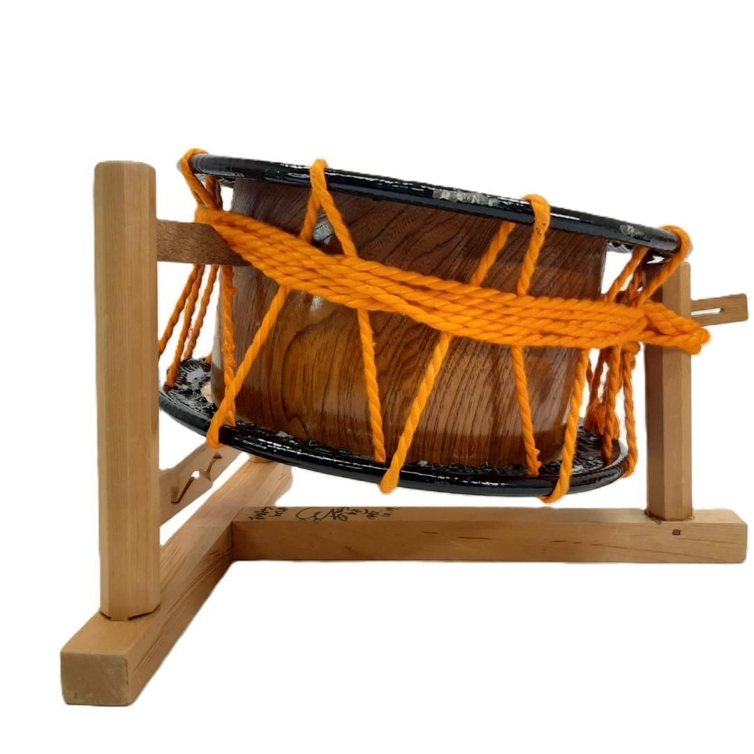 締太鼓 和太鼓 高品質 バチ 台付き