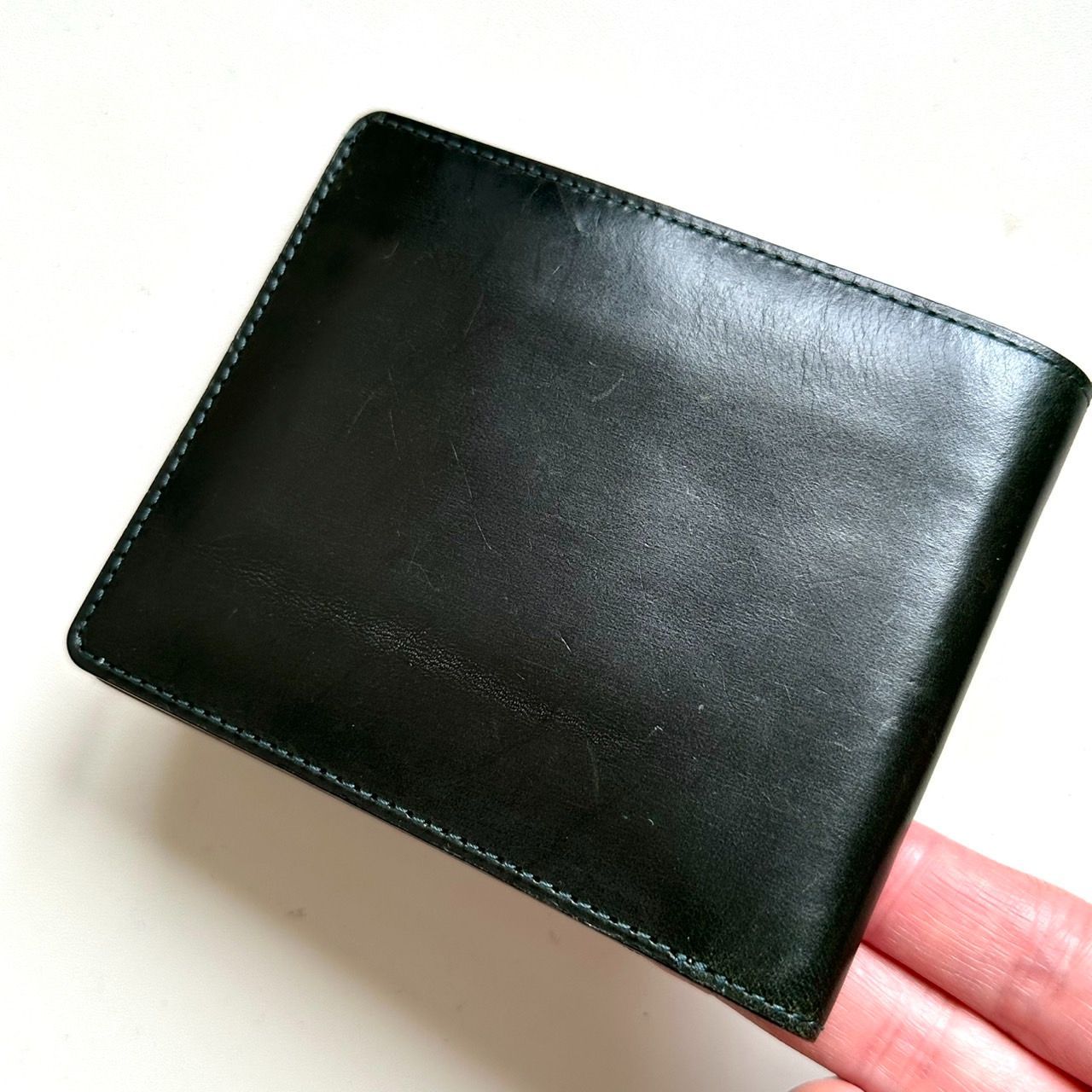 ガンゾ GANZO 二つ折り財布 カードケース シンブライドル 美品