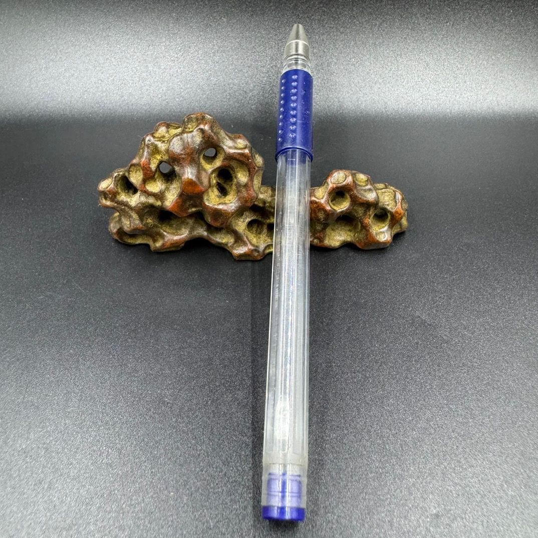 銅製 山透かし彫り筆架 石彫 置物 装飾品 工芸品 書道具 文房具 銅製 山